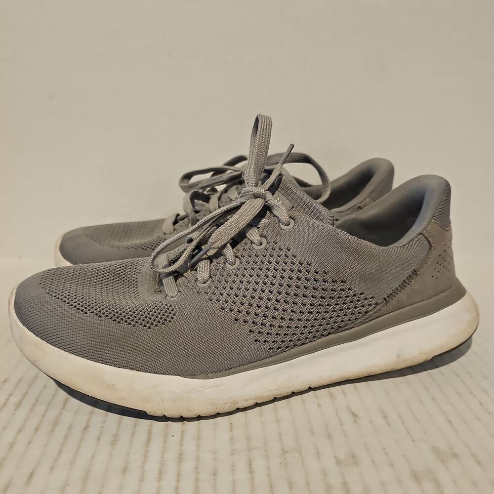 Kizik Lima Knit Hands Free Sneakers Shoes Gray Mens Size 8.5 Wide Womens 10 W